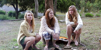 Go behind the scenes of a hippie lesbian sex retreat - BANG!