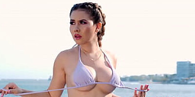 Busty latina teen gets fucked at the pool - Esmeralda Duarte