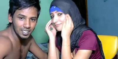 Lankan Muslim Couple Riyazeth & Rizna Private Show - 6