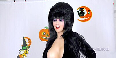 Goth Milf Elvira Huge Boob JOI Dirty Talk