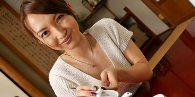 After the nice date Hitomi Hayama gives a blowjob in POV