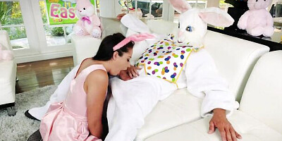 FamilyStrokes - Teen Fucked By StepUncle Dressed As Easter Bunny