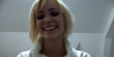 Blond Girl Picked up and Fucked at HomeParty